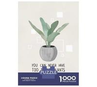 Adults 1000 Piece Jigsaw Puzzle Too Many Plants Jigsaws for Adults Anti-Stress Toys Pattern Assembly for Is Ideal As A Gift 38x26cm/1000pcs