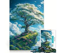 Adults 1000 Piece Jigsaw Puzzle Tree of Dreams Fine Joint Fun Mind Game Gift Cozy Game Play Xmas Leisure Gift (50x75cm)