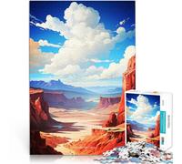 Adults 1000 Piece Jigsaw Puzzle Valle de La Luna Art Herausfordernd Schwierig Verbessern Sie das Gedächtnis38x26cm