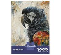 Adults 1000 Piece Jigsaw Puzzle Vivid Macaw Glance Jigsaws for Adults Brain Teaser Game But Fun And Humorous Difficult And Challenge 38x26cm/1000pcs