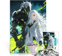 Adults 1000 Piece Jigsaw Puzzle Warrior and Sorceress Lernspiele Heimdekoration Die Liebe zwischen Paaren stärken50x70cm