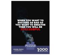 Adults 1000 Piece Jigsaw Puzzle When You Want To Succeed Jigsaw for Adults Brain Teaser Game Staycation Kill Time Parent-child Interaction 52x38cm/1000pcs