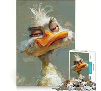 Adults 1000 Piece Jigsaw Puzzle Whimsical Duck Family Game Difficult And Challenge Unique Birthday And Gifts 38x26cm