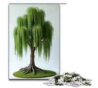 Adults 1000 Piece Jigsaw Puzzle Willow Tree Family Fun Puzzle with Matching Poster And Trivia Sheet 1000 PCS(75x50cm)