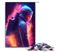 Adults 1000 Piece Jigsaws Astronaut in Space Puzzle Artwork Birthday Present Gifts Wall Art 75x50cm