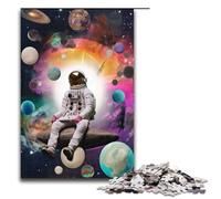 Adults 1000 Piece Jigsaws Chillin on My Day Off Puzzle Artwork Birthday Present Gifts Wall Art 75x50cm