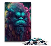 Adults 1000 Piece Jigsaws Yeti Supernaturalism Puzzle Artwork Birthday Present Gifts Wall Art 75x50cm