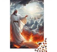 Adults 1000 Pieces Jigsaw Puzzles Heaven Or Hell Jigsaw Creative Rectangular Puzzles Decompressing Game 1000pcs (75x50cm)