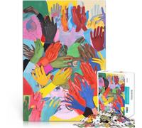 Adults 1000 Pieces Puzzle A Hand Is All We Need lustige Spiele für die ganze Familie Geburtstagsgeschenk, Geschenke52x38cm