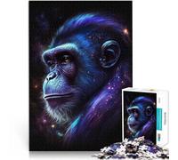 Adults 1000 Pieces Puzzle Animal Galaxy Monkey DIY Puzzle Toys 26x38cm Birthday Present Gifts Wall Art for for teenager Age 14 and Up