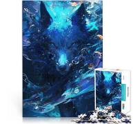 Adults 1000 Pieces Puzzle Aqua Spirit Wolf Family Fun 26x38cm for is ideal as a gift for the whole family for and 14 Years old