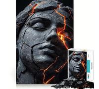 Adults 1000 Pieces Puzzle Athena Greek Goddess Clean Joint Game Thinking Fun Game Relax Play Time Birthday Activity (38x26cm)