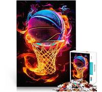 Adults 1000 Pieces Puzzle basketball sport Stressabbau Schwierige Herausforderung Lernspiel für Geburtstag, Weihnachten75x50cm