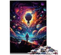 Adults 1000 Pieces Puzzle beautiful hot air balloon Toys Educational Games Stress Relieving 26x38cm Stress Reliever Staycation Kill time