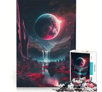 Adults 1000 Pieces Puzzle Blood Moon Rising, Brain Teaser Game, Birthday Present, Suitable for Desktop Decoration 50x75cm