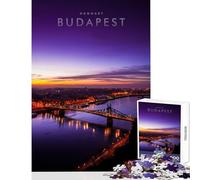 Adults 1000 Pieces Puzzle Budapest Skyview Puzzles for Teenagers Analysis And Logic Wishlist with Santa Claus Learning Educational Toys (38x52cm)