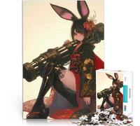 Adults 1000 Pieces Puzzle Bunny Geisha Warrior Spielspielzeug als Familiengeschenk Tolles Geschenk für Spiele52x38cm