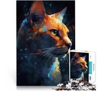 Adults 1000 Pieces Puzzle Burmese Cat Magical Stressabbau Staycation Zeit totschlagen Heimdekoration75x50cm