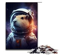 Adults 1000 Pieces Puzzle Capybara Astronaut DIY Puzzle Toys Great Gifts for Christmas for Teenager Age 14+ 75x50cm