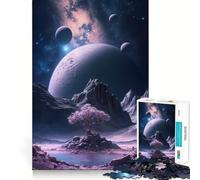 Adults 1000 Pieces Puzzle Celestial Grove Tight Fit Play Cognitive Skill Toy Chill Play Time Festive Leisure Gift (50x75cm)