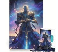 Adults 1000 Pieces Puzzle Celestial Knight Tight Fit Play Cognitive Skill Toy Chill Play Time Festive Leisure Gift (50x75cm)