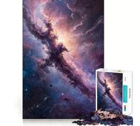 Adults 1000 Pieces Puzzle Celestial Rift Tight Fit Play Cognitive Skill Toy Chill Play Time Festive Leisure Gift (50x75cm)