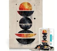 Adults 1000 Pieces Puzzle Celestial Stages Tight Fit Play Cognitive Skill Toy Chill Play Time Festive Leisure Gift (38x52cm)