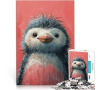 Adults 1000 Pieces Puzzle Cheery Penguin Chick Spielzeug Lernspiele Stressabbau Verbessern Sie das Gedächtnis52x38cm