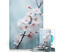 Adults 1000 Pieces Puzzle Cherry Blossoms Tight Fit Play Cognitive Skill Toy Chill Play Time Festive Leisure Gift (38x52cm)