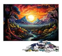 Adults 1000 Pieces Puzzle Colorful And Psychedelic Beautiful Walking Tour Impossible Puzzle for And Teenager Age 14 Years Up 1000 PCS(38x26cm)