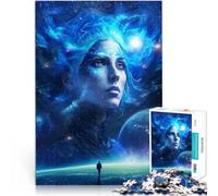 Adults 1000 Pieces Puzzle Cosmic Goddess Made of cardboard,Suitable for ages 14 and up Educational Games For Adults and teenagers 。size:26x38cm/10.24x14.96inch