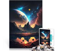 Adults 1000 Pieces Puzzle Cosmic Universe Odyssey Pädagogisches Spielzeug zum Stressabbau Wichtelgeschenke38x26cm