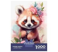 Adults 1000 Pieces Puzzle Cute Little Red Panda Jigsaws for Adults Anti-Stress Toys Precision Cutting Gifts for Friends And Family 70x50cm/1000pcs