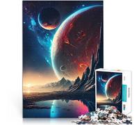 Adults 1000 Pieces Puzzle Dawn Of New Planet für Lernspiel-Herausforderungsspielzeug Lernspiel für Geburtstag, Weihnachten75x50cm