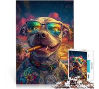 Adults 1000 Pieces Puzzle Dog Boss Help the brain exercise addictive toys to cultivate patience Secret Santa Gifts 50x70cm