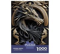 Adults 1000 Pieces Puzzle Dragon Glory Art Deco Jigsaws for Adults Anti-Stress Toys Precision Cutting Gifts for Friends And Family 38x26cm/1000pcs