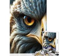 Adults 1000 Pieces Puzzle Eagle Eye Close-Up Jigsaws for Adults Puzzle For Family Fun Educational Challenge Toy Intellectual Game (50x75cm)