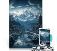 Adults 1000 Pieces Puzzle Enchanted Frost Citadel Geschenke zum Suchbegriff: "Herausfordernde Spiele" Eltern-Kind-Interaktion75x50cm