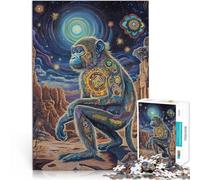 Adults 1000 Pieces Puzzle Fantasy Monkey Art Family Fun 26x38cm for is ideal as a gift for the whole family for and Age 14 Years Up