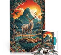 Adults 1000 Pieces Puzzle Hart of the Wild Lernspiel-Herausforderungsspielzeug Lernspiel für Geburtstag, Weihnachten52x38cm