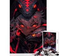 Adults 1000 Pieces Puzzle King of Snakes Jigsaws for Adults Puzzle Stress Reliever Difficult And Challenge Toys Educational Games (38x26cm)