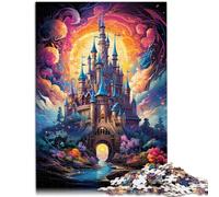 Adults 1000 Pieces Puzzle Moonlight Castle Impossible Puzzle 26x38cm Help the brain exercise addictive toys to cultivate patience
