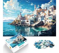 Adults 1000 Pieces Puzzle Muro beach Spain Toys Educational Games Stress Relieving 26x38cm Unique Birthday and Gifts for 14 year olds