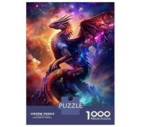 Adults 1000 Pieces Puzzle Nebula Storm Dragon Jigsaws for Adults Anti-Stress Toys Precision Cutting Gifts for Friends And Family 52x38cm/1000pcs