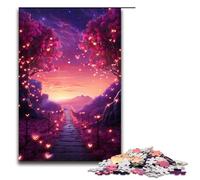 Adults 1000 Pieces Puzzle Rose Road to The Sky DIY Puzzle Toys Great Gifts for Christmas for Teenager Age 14 75x50cm