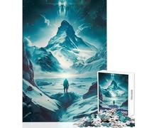 Adults 1000 Pieces Puzzle Scientist in Antarctica Jigsaws for Adults Puzzle For Family Fun Educational Challenge Toy Intellectual Game (50x75cm)