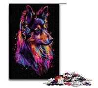 Adults 1000 Pieces Puzzle Shetland Sheepdog DIY Puzzle Toys Great Gifts for Christmas for Teenager Age 14+ 75x50cm