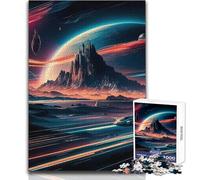 Adults 1000 Pieces Puzzle Space Traffic Enjoyful Peaceful Spare Time Exact Precision Fit Play Toy Size 38x26cm