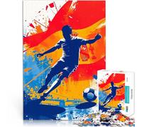 Adults 1000 Pieces Puzzle Spanish Soccer Player Pädagogisches Spielzeug zum Stressabbau Für Paare geeignet52x38cm