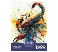 Adults 1000 Pieces Puzzle The Attacking Scorpio Adult Jigsaw Puzzle Family Games Staycation Kill Time Birthday Present, Gifts, 52x38cm/1000pcs